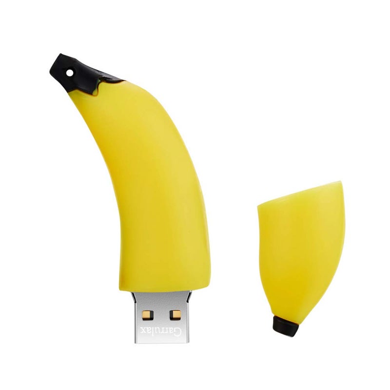 GARRULAX USB Flash Drive, 8GB / 16GB / 32GB Novelty Cute Cartoon USB Memory Stick Date Storage Pendrive Thumb Drives for Kids Children Collegue Student (32GB, Banana) - Image 2